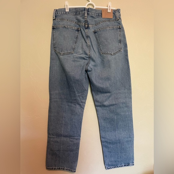 B SIDES Marcel Straight Leg Patched Jeans 29 - Picture 4 of 7